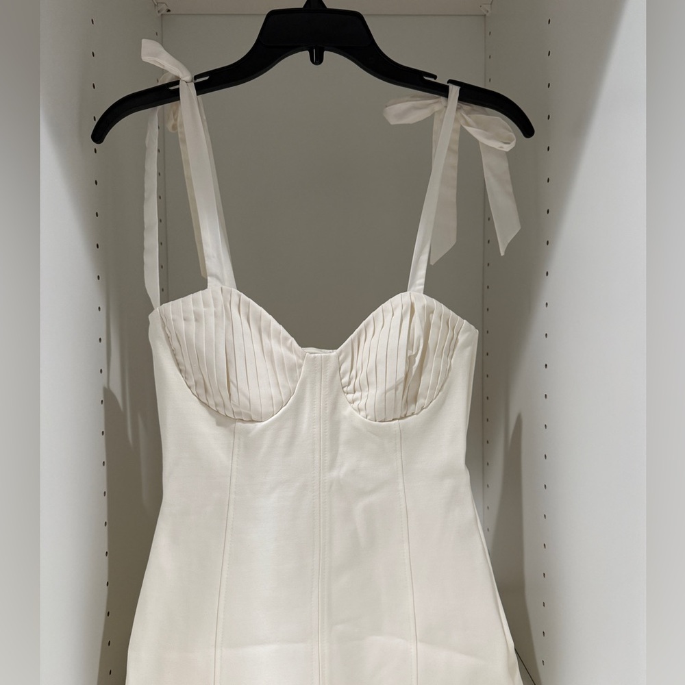 Topshop white mini dress
